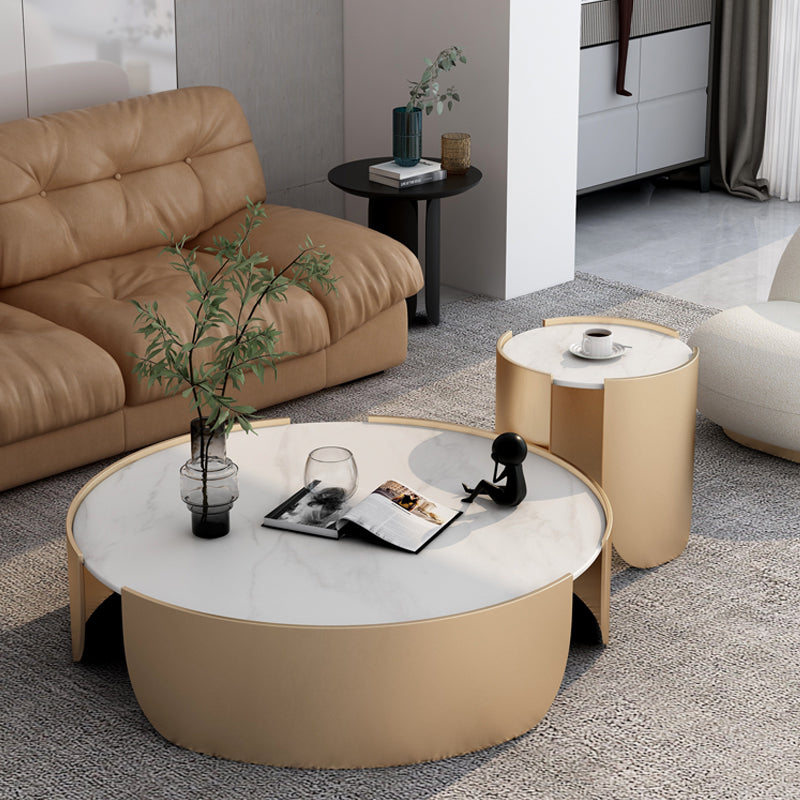 INDOORPLUS公式/ローテーブル マーブル 金属 4色 北欧 デザイン性