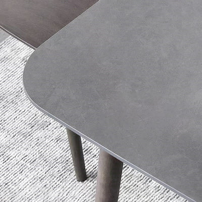 【ダイニングテーブル】北欧風 マーブル柄 選べる7サイズ セラミック天板テーブルの細部画像