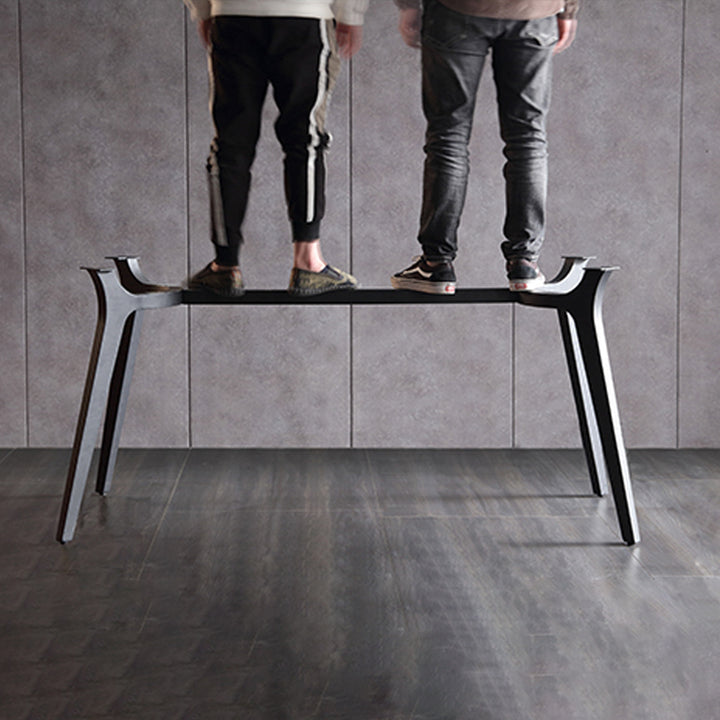 【ダイニングテーブル】イタリア風  ミニマルデザイン 選べる6サイズ ダイニングテーブルの脚の細部画像