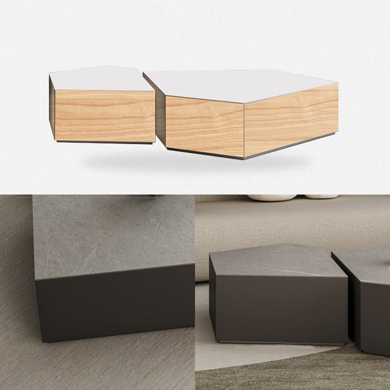 【ローテーブル】異形 デザイン性 イタリア風 ローテーブルの細部画像 100日間返品交換保証制度