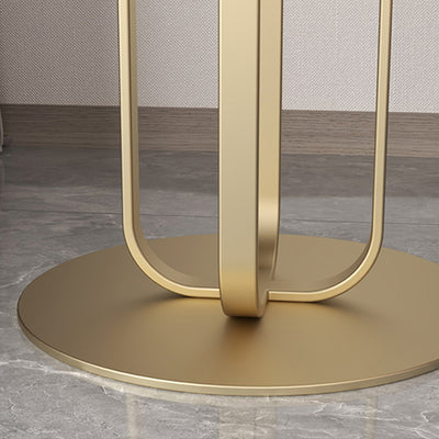 【サイドテーブル】丸型高級感マーブル模様 選べる4色 テーブル脚部の細部画像 安心の100日間返品交換保証