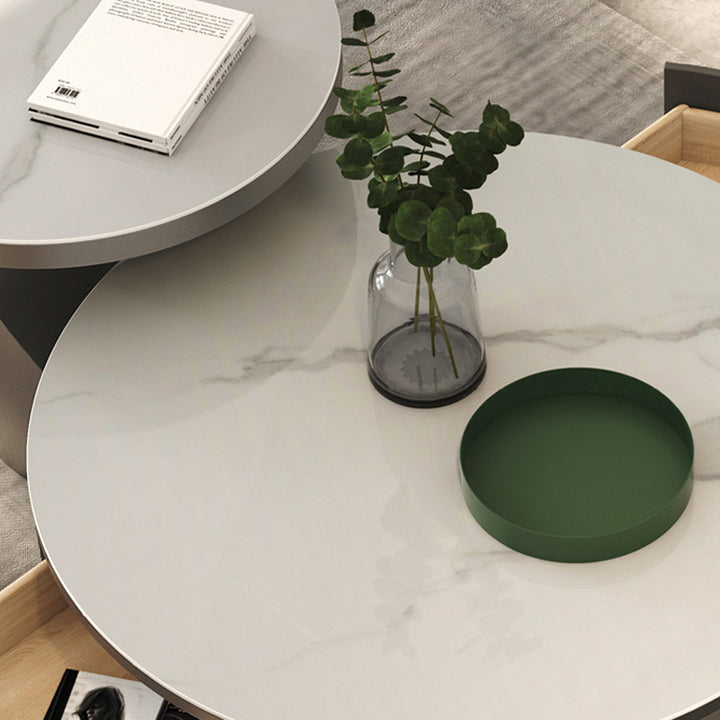 【ローテーブル】デザイン性 選べる2色 グレー 低いテーブルの細部画像 100日間返品交換保証制度
