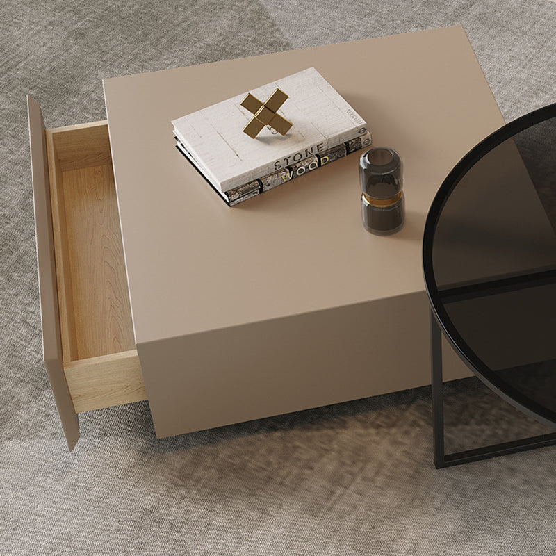 【ローテーブル】イタリア風 おしゃれなデザイン 低いテーブルの細部画像 100日間返品交換保証制度
