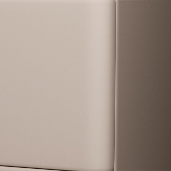 【ナイトテーブル】ベッドサイドテーブル 高級感コンパクト型 選べる9色 E1級高精密板（防水塗装）、PUレザーの細部画像 安心の100日間返品交換保証