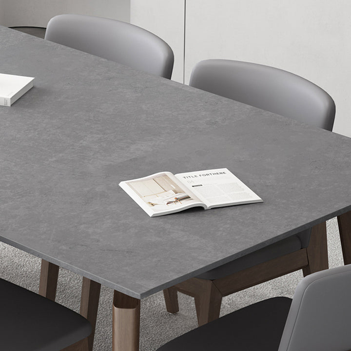 【ダイニングテーブル】トネリコ マーブル柄 北欧風 セラミック天板テーブルの細部画像