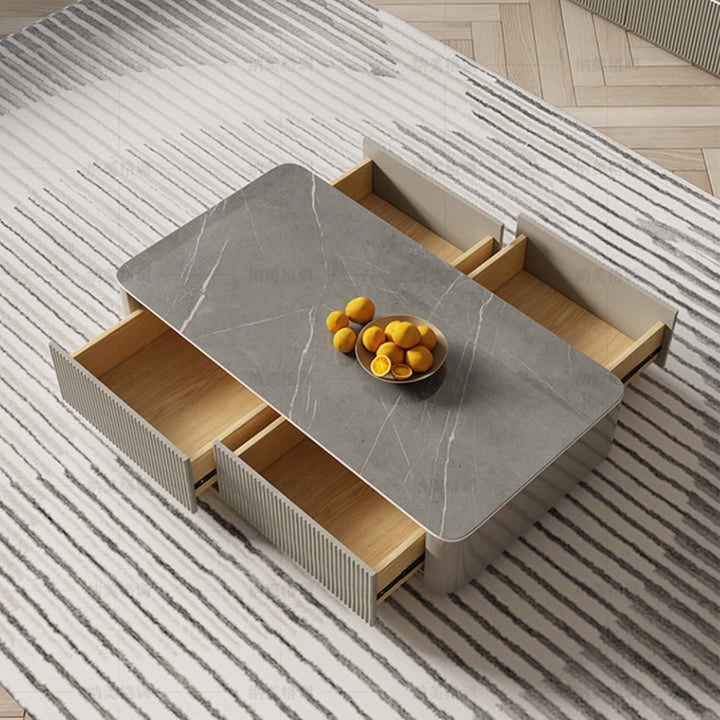 【ローテーブル】マーブル柄 繊細なデザイン 選べる2色 サンドグレー 長方形テーブル130*70 100日間返品交換保証制度