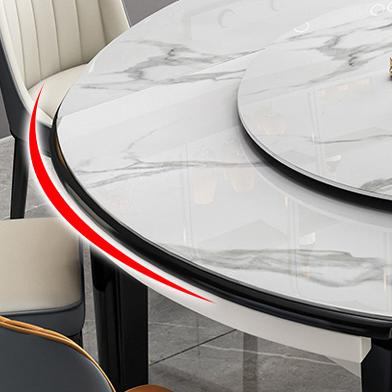 【ダイニングテーブル】 高級感 伸長式 天板厚み選べる 丸角加工の細部画像