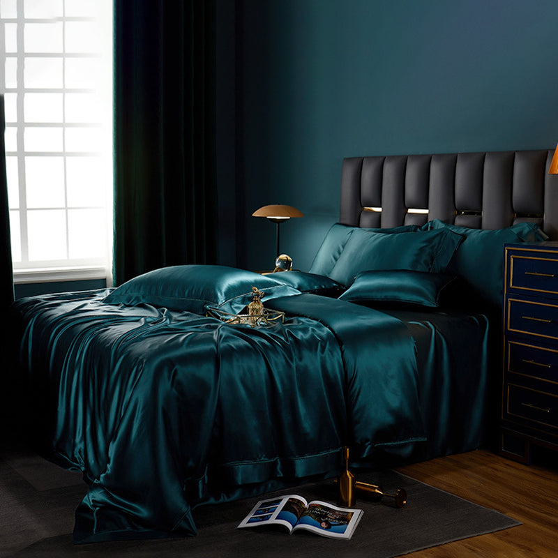 30匁 】天然上質100％ シルク高級寝具カバー ヨーロッパ風 純色 多色 