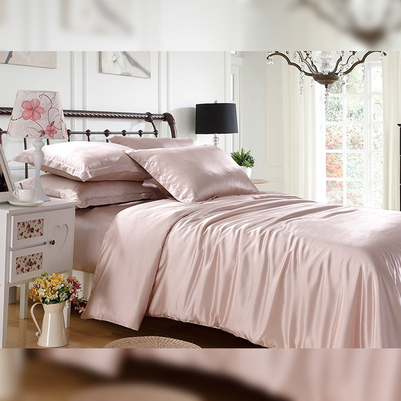 【19匁 】天然シルク100％ 高級  寝具  モダン オシャレ ファッション純色 多色  ベッド用品 シーツカバーセット 単品からセットまで