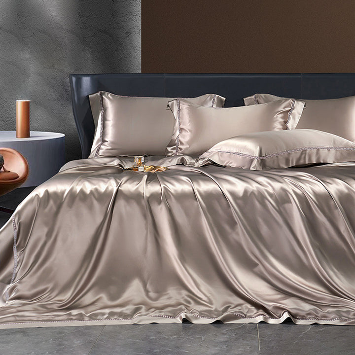 【30匁 】天然上質100％ シルク高級寝具カバー  ヨーロッパ風   純色 多色展開  肌触りいい ファッション 光沢 単品からセットまで