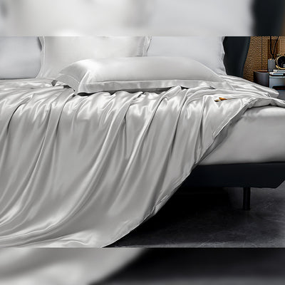 【22匁 】天然シルク100％ 高級  寝具  モダン オシャレ ファッション純色 多色  ベッド用品 シーツカバーセット 単品からセットまで