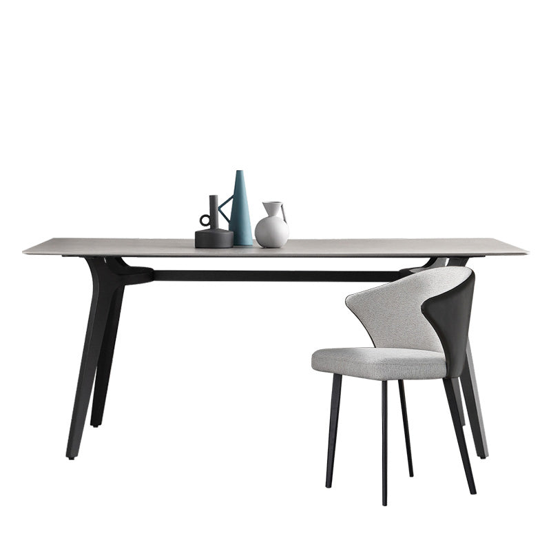 【ダイニングテーブル】イタリア風 ミニマルデザイン 選べる6サイズ ダイニングテーブルセットの全体画像 ダイニングテーブルセット