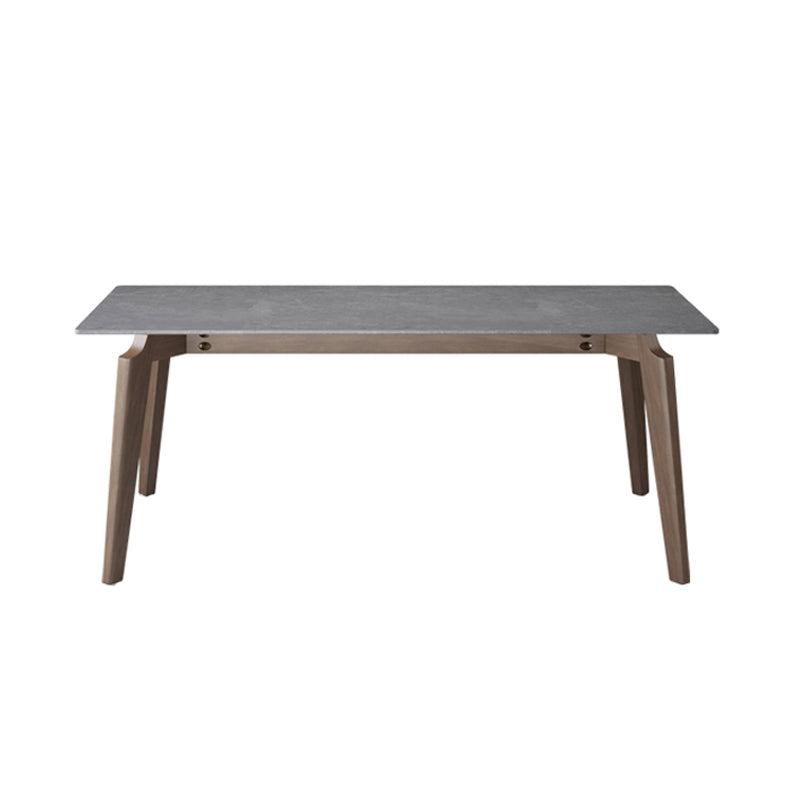 【ダイニングテーブル】トネリコ マーブル柄 北欧風 ダイニングテーブルセットの全体画像 グレー テーブル