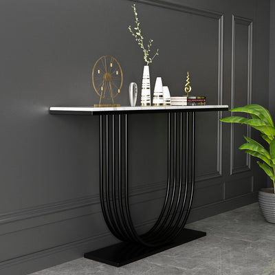 INDOORPLUS公式/高品質な岩板と金属が魅力のサイドテーブル スタイリッシュなデザインでお部屋を彩る