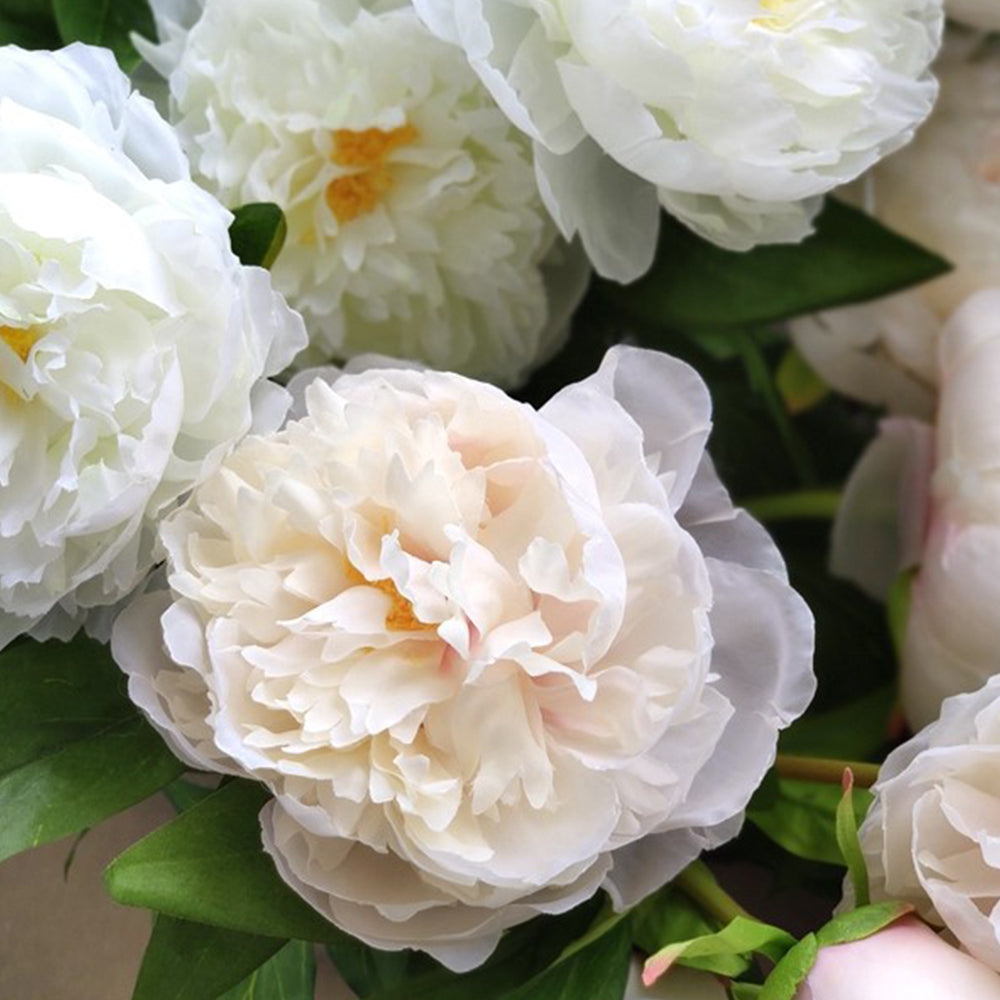 陶板　芍薬の花 陶板 芍薬の花 ◇粘土のお花◇ 芍薬（シャクヤク） ピンク