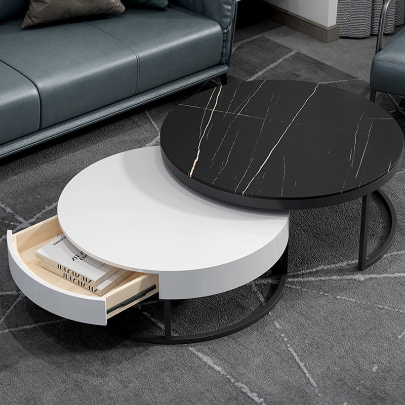 INDOORPLUS公式/ローテーブル イタリア風 大理石調 セラミック 高級感