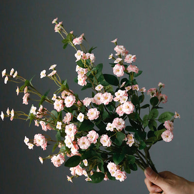 バラ ドライフラワー 花束 フランス 北欧風 エレガント 高級 造花 食卓 リビングルーム 芸術 置物 フェイク 装飾