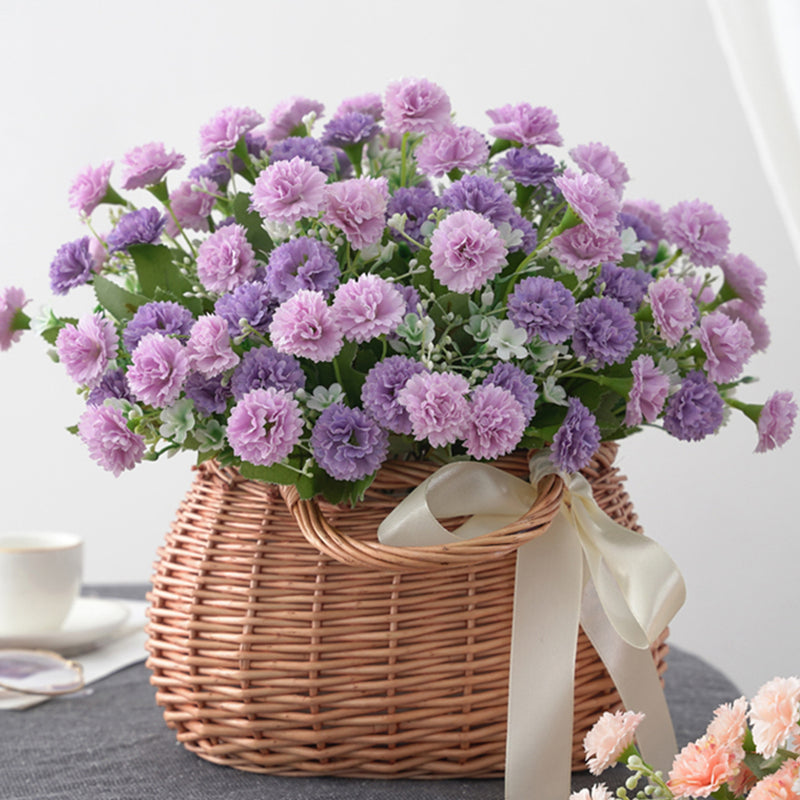 カーネーション 高級感 造花 花束  インテリア 玄関 食卓 置物 造花 花束 ピクニック 装飾