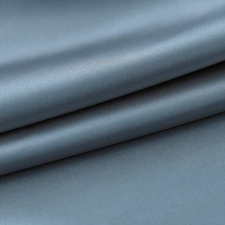【ドレープカーテン】シルク質感生地 エレガント 選べる23色 カーテンの細部画像 ブルー 布製、ポリエステル 遮光1級