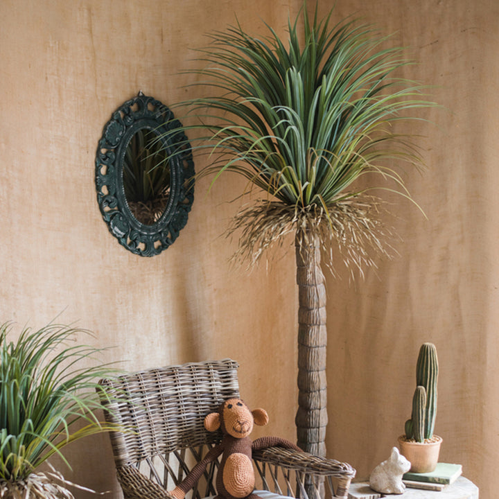 【造花】モロッコ 竜舌蘭 緑 盆栽 植物 熱帯植物