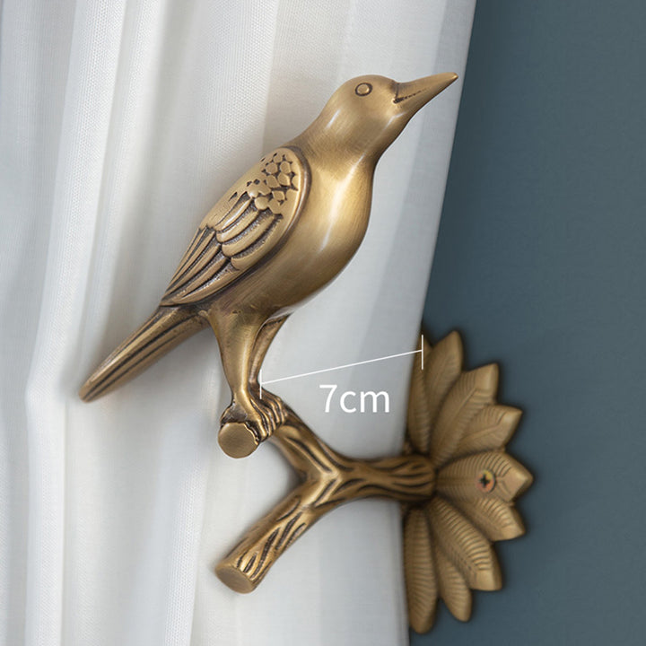 レトロ エレガント 装飾 リビング 寝室 カーテン 北欧風 銅 壁 固定 カーテン フック