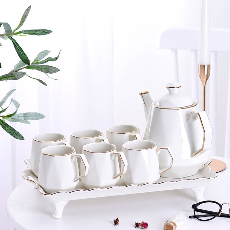 北欧 コップセット お茶 家庭用 高級 リビング 陶磁器 シンプル