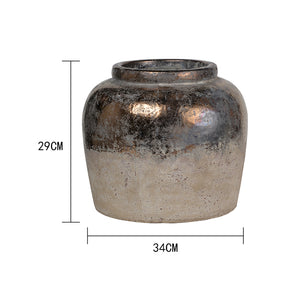 色・パターン: 粗製陶器製花瓶A