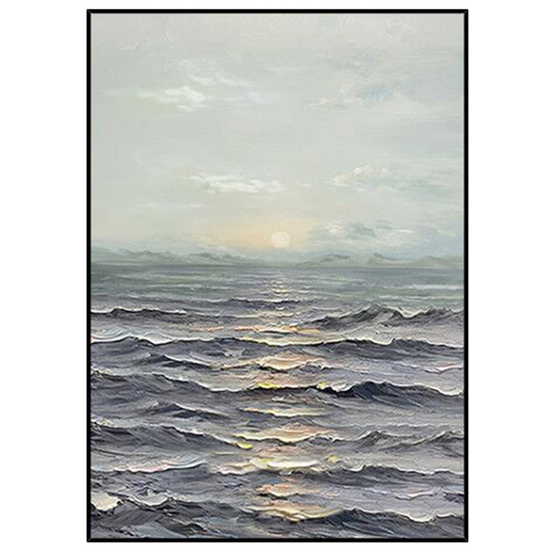 【掛絵】海の景色 選べる６パターン 手描き油絵