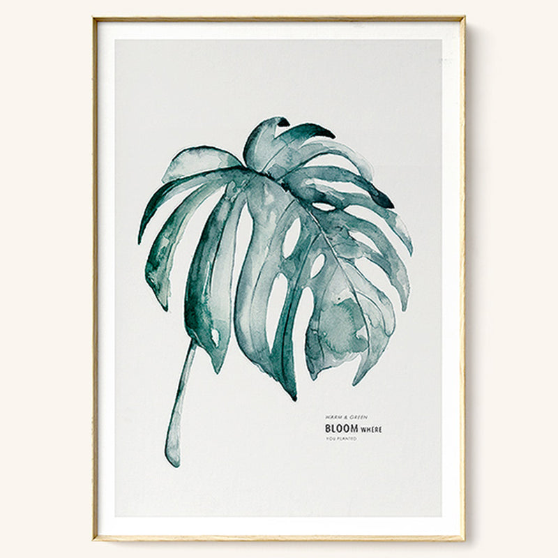 【掛絵】葉水彩画風 選べる１０パターン