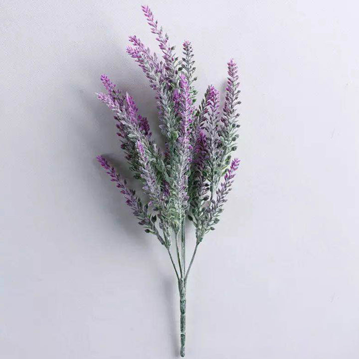 【造花】ラベンダー 紫 装飾 置物 ガラス