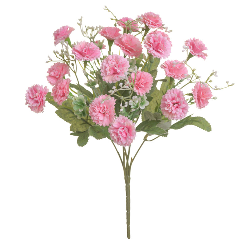 カーネーション 高級感 造花 花束  インテリア 玄関 食卓 置物 造花 花束 ピクニック 装飾